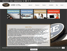 Tablet Screenshot of mbecpa.com